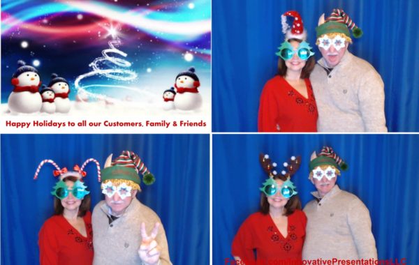 Photo Booth Holiday Layouts